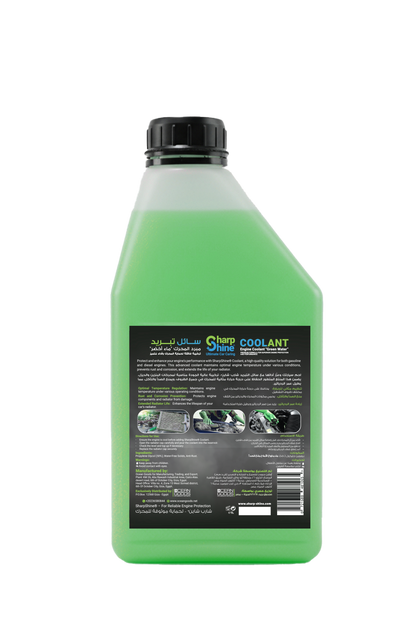 Sharp Shine Engine Coolant - Green water (50% Concentration) - 1 Litres