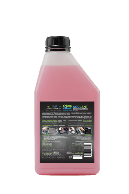 Sharp Shine Engine Coolant - Red water (50% Concentration) - 1 Litres