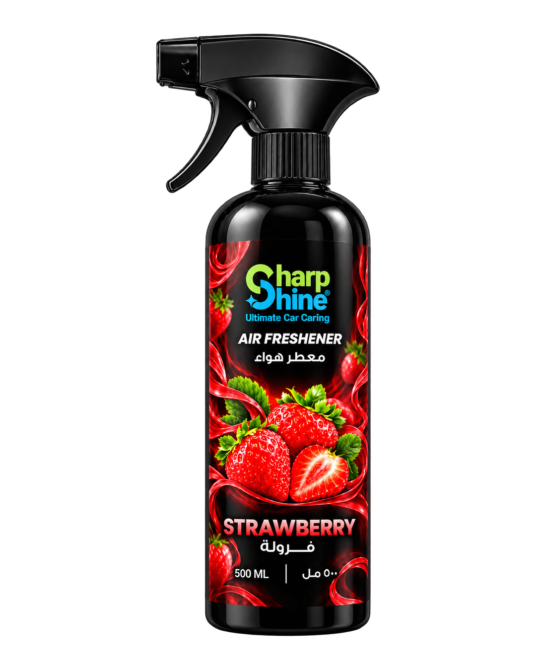 معطر هواء SharpShine® بريحة فراولة، بخاخة 500 مل – وش العبوة